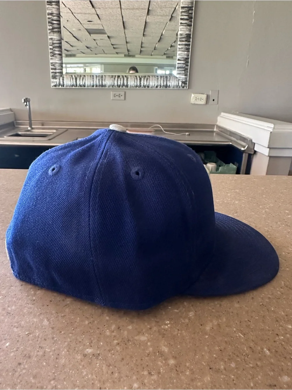 Dodger New Era Royal Blue Snapback Hat with White LA Logo